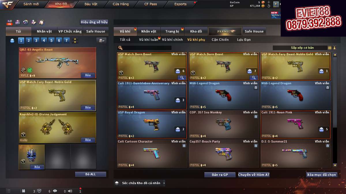 shop acc cf uy tin gia re